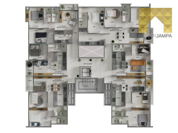 Imagem Apartamento com 1 Quarto à Venda, 37 m² em Intermares - Cabedelo Imagem Apartamento com 1 Quarto à Venda, 37 m² em Intermares - Cabedelo