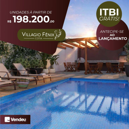 Imagem Casa de Condomínio com 2 Quartos à Venda, 48 m² em Chácara Rincão - Cotia