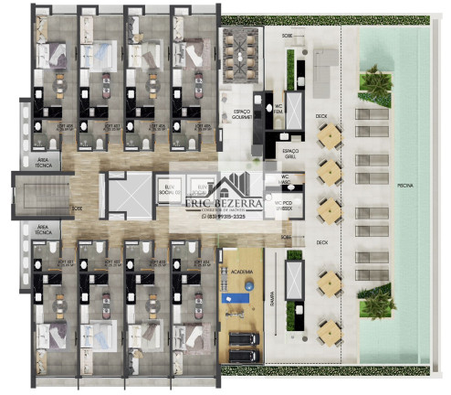 Imagem Flat com 1 Quarto à Venda, 37 m² em Intermares - Cabedelo Imagem Flat com 1 Quarto à Venda, 37 m² em Intermares - Cabedelo
