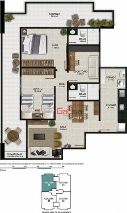 Imagem Apartamento com 2 Quartos à Venda, 106 m² em Braga - Cabo Frio Imagem Apartamento com 2 Quartos à Venda, 106 m² em Braga - Cabo Frio