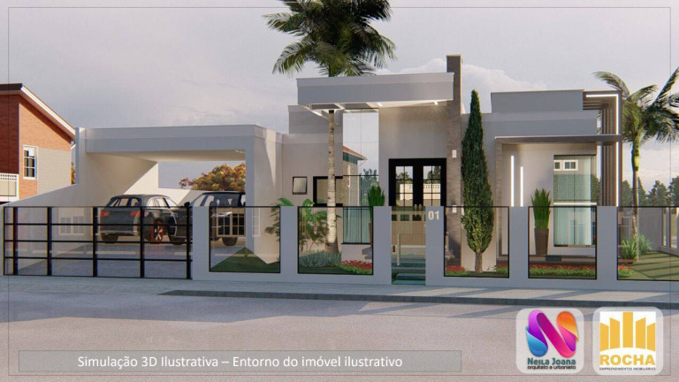 Imagem Casa com 3 Quartos à Venda, em Bosque Da Mata - Tijucas Imagem Casa com 3 Quartos à Venda, em Bosque Da Mata - Tijucas