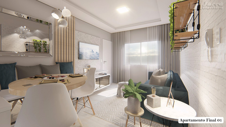 Apartamento com 2 Quartos à Venda, 49 m² em Petrópolis - Passo Fundo
