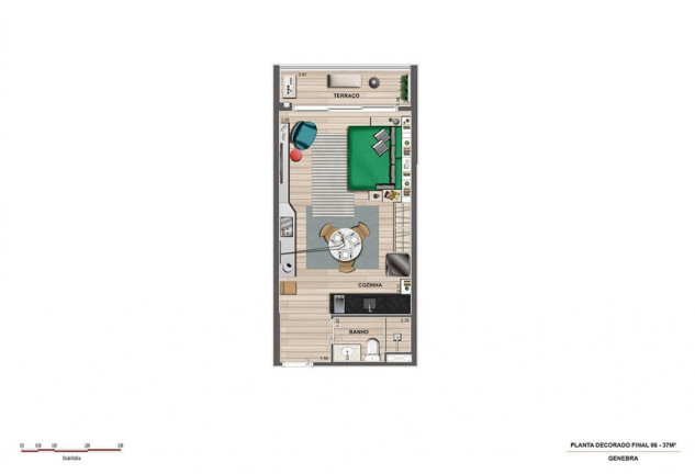 Imagem Imóvel com 1 Quarto à Venda, 33 m² em Centro - São Paulo Imagem Imóvel com 1 Quarto à Venda, 33 m² em Centro - São Paulo