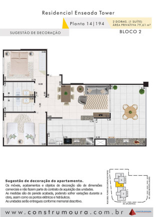Imagem Apartamento com 2 Quartos à Venda, 79 m² em Enseada - Guarujá Imagem Apartamento com 2 Quartos à Venda, 79 m² em Enseada - Guarujá