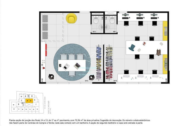 Imagem Sala Comercial à Venda, 67 m² em Campo Belo - São Paulo