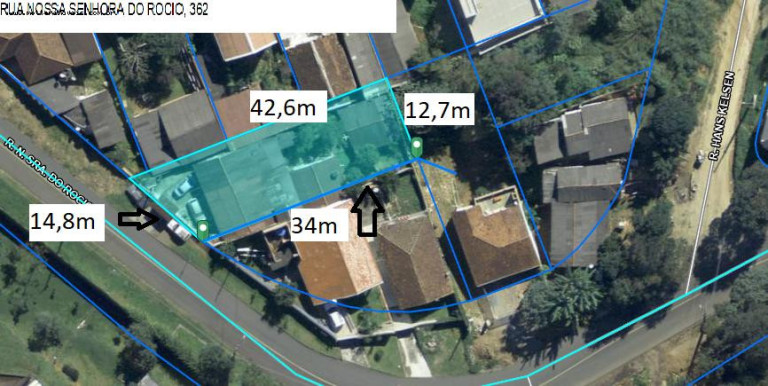 Terreno à Venda, 486 m² em Santa Cândida - Curitiba