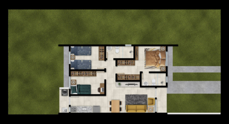 Imagem Casa com 2 Quartos à Venda,  em Morada Do Vale Ii - Gravataí