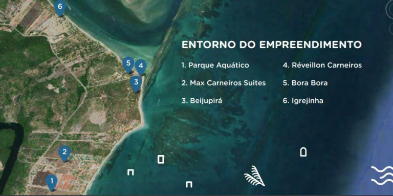 Imagem Flat à Venda, 22 m² em Carneiros - Tamandaré Imagem Flat à Venda, 22 m² em Carneiros - Tamandaré