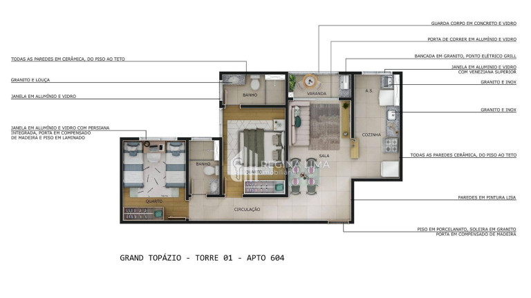Imagem Apartamento com 2 Quartos à Venda, 51 m² em São Cristóvão - Teresina Imagem Apartamento com 2 Quartos à Venda, 51 m² em São Cristóvão - Teresina