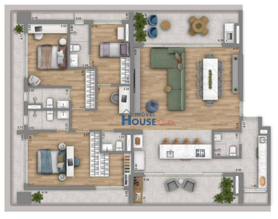Imagem Apartamento com 3 Quartos à Venda, 187 m² em Perdizes - São Paulo Imagem Apartamento com 3 Quartos à Venda, 187 m² em Perdizes - São Paulo