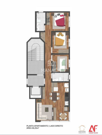 Imagem Apartamento com 3 Quartos à Venda, 69 m² em Itajuba - Barra Velha Imagem Apartamento com 3 Quartos à Venda, 69 m² em Itajuba - Barra Velha