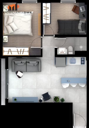 Imagem Studio com 1 Quarto à Venda, 25 m² em São Francisco - Curitiba