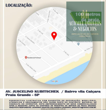 Imagem Apartamento com 2 Quartos à Venda, 84 m² em Vila Caiçara - Praia Grande