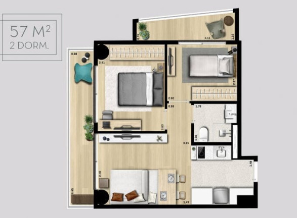 Imagem Apartamento à Venda, 52 m² em Pinheiros - São Paulo