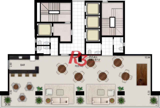 Imagem Apartamento com 2 Quartos à Venda, 99 m² em Aparecida - Santos Imagem Apartamento com 2 Quartos à Venda, 99 m² em Aparecida - Santos