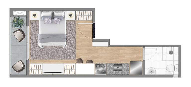 Imagem Apartamento com 1 Quarto à Venda, 45 m² em Vila Buarque - São Paulo Imagem Apartamento com 1 Quarto à Venda, 45 m² em Vila Buarque - São Paulo