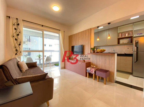 Imagem Apartamento com 1 Quarto à Venda, 52 m² em Aparecida - Santos Imagem Apartamento com 1 Quarto à Venda, 52 m² em Aparecida - Santos