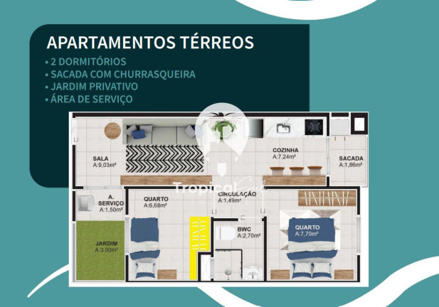 Imagem Apartamento com 2 Quartos à Venda, 65 m² em Sertãozinho - Matinhos Imagem Apartamento com 2 Quartos à Venda, 65 m² em Sertãozinho - Matinhos