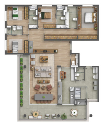 Imagem Apartamento com 4 Quartos à Venda, 348 m² em Sumaré - São Paulo Imagem Apartamento com 4 Quartos à Venda, 348 m² em Sumaré - São Paulo