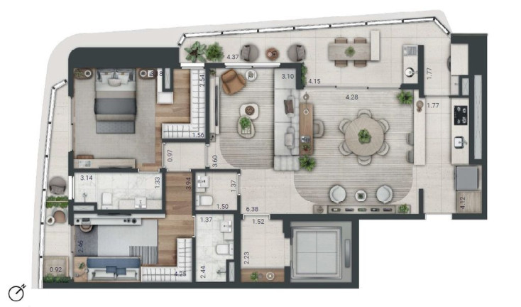 Imagem Apartamento com 3 Quartos à Venda, 288 m² em Real Parque - São Paulo Imagem Apartamento com 3 Quartos à Venda, 288 m² em Real Parque - São Paulo