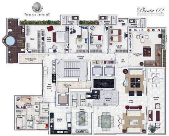 Imagem Apartamento com 4 Quartos à Venda, 386 m² em Horto Florestal - Salvador Imagem Apartamento com 4 Quartos à Venda, 386 m² em Horto Florestal - Salvador