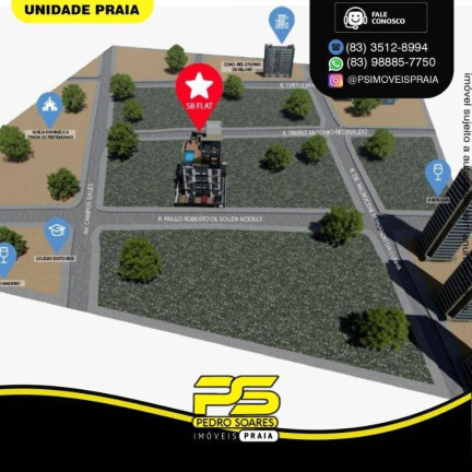 Imagem Apartamento com 1 Quarto à Venda, 50 m² em Bessa - João Pessoa Imagem Apartamento com 1 Quarto à Venda, 50 m² em Bessa - João Pessoa