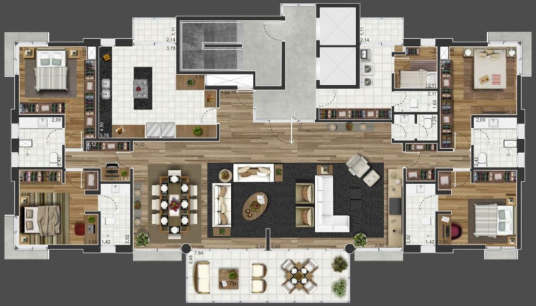 Imagem Apartamento com 4 Quartos à Venda, 257 m² em Vila Progredior - São Paulo Imagem Apartamento com 4 Quartos à Venda, 257 m² em Vila Progredior - São Paulo