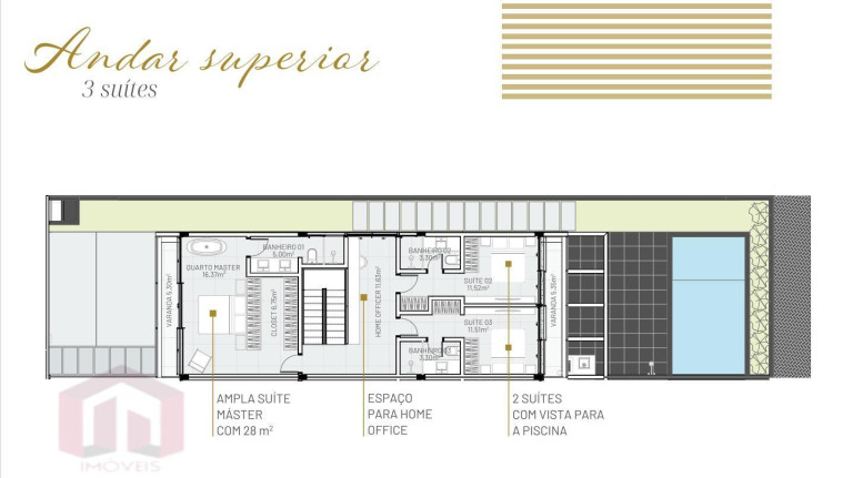 Imagem Imóvel com 3 Quartos à Venda, 225 m²