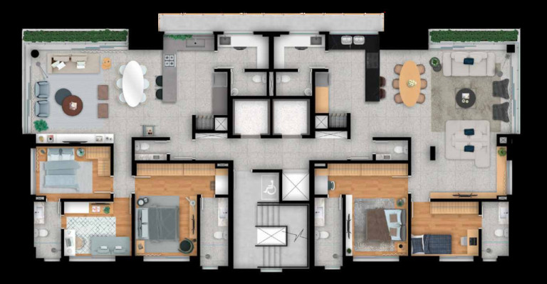 Imagem Apartamento com 3 Quartos à Venda, 123 m² em Mont Serrat - Porto Alegre Imagem Apartamento com 3 Quartos à Venda, 123 m² em Mont Serrat - Porto Alegre