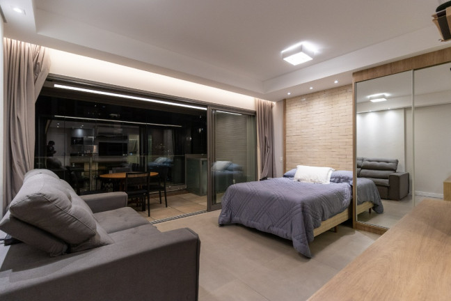 Imagem Apartamento com 1 Quarto à Venda, 40 m² em Brooklin Paulista - São Paulo Imagem Apartamento com 1 Quarto à Venda, 40 m² em Brooklin Paulista - São Paulo