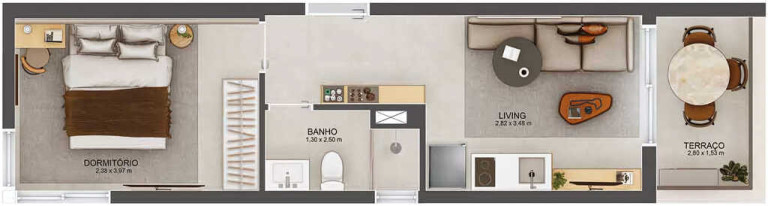 Imagem Imóvel com 1 Quarto à Venda, 42 m² em Ibirapuera - São Paulo