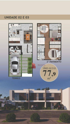 Imagem Sobrado com 3 Quartos à Venda, 77 m² em São João - Itajaí Imagem Sobrado com 3 Quartos à Venda, 77 m² em São João - Itajaí
