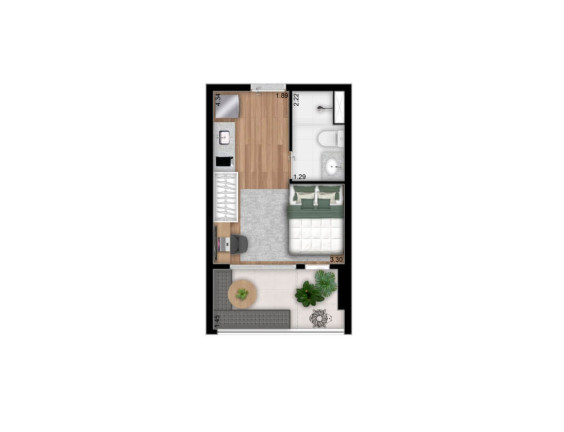 Imagem Imóvel com 1 Quarto à Venda, 49 m² em água Branca - São Paulo Imagem Imóvel com 1 Quarto à Venda, 49 m² em água Branca - São Paulo