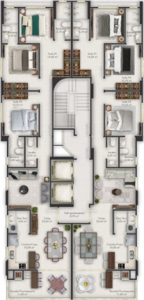 Imagem Imóvel com 3 Quartos à Venda, 117 m² em Centro - Itapema