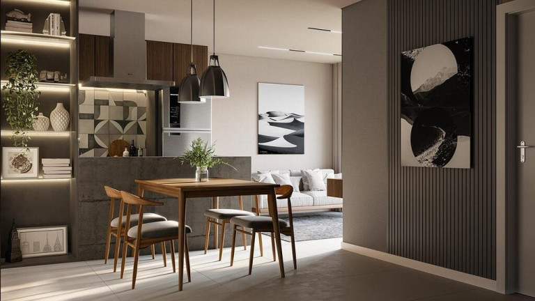 Imagem Apartamento com 2 Quartos à Venda, 59 m² em Setor Oeste - Goiânia