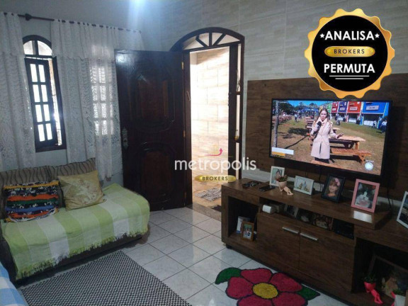 Casa com 4 Quartos à Venda, 124 m² em Vila Palmares - Santo André