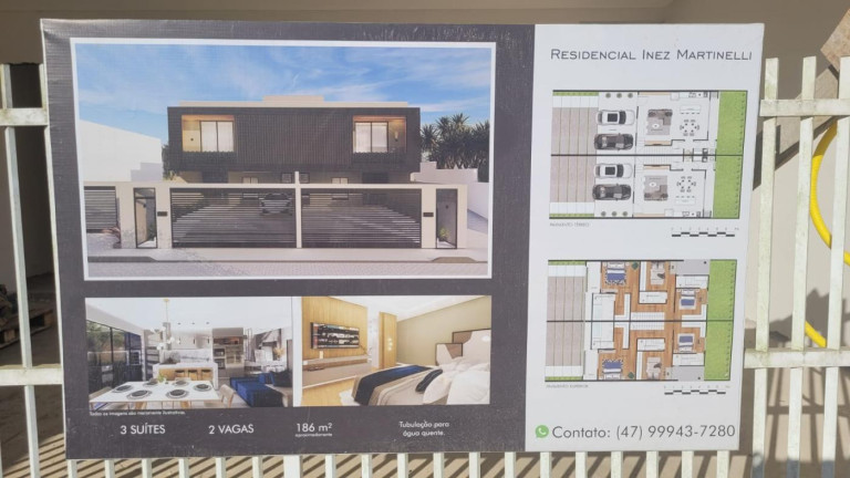 Imagem Sobrado com 3 Quartos à Venda, 186 m² em Glória - Joinville Imagem Sobrado com 3 Quartos à Venda, 186 m² em Glória - Joinville