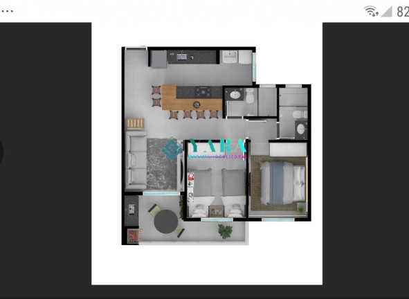 Imagem Apartamento com 2 Quartos à Venda, 120 m² em Praia Grande - Ubatuba