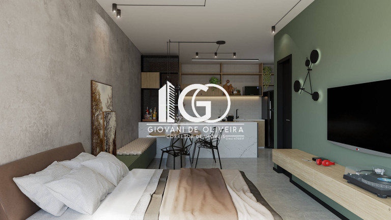 Imagem Apartamento com 1 Quarto à Venda, 40 m² em Centro - Criciúma Imagem Apartamento com 1 Quarto à Venda, 40 m² em Centro - Criciúma