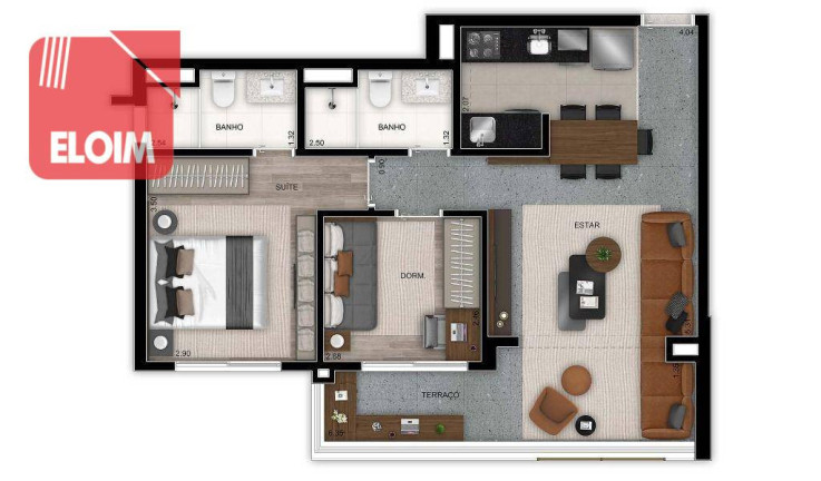 Imagem Apartamento com 1 Quarto à Venda, 40 m² em Jardins - São Paulo Imagem Apartamento com 1 Quarto à Venda, 40 m² em Jardins - São Paulo