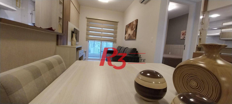 Imagem Apartamento com 1 Quarto para Alugar, 50 m² em Gonzaga - Santos