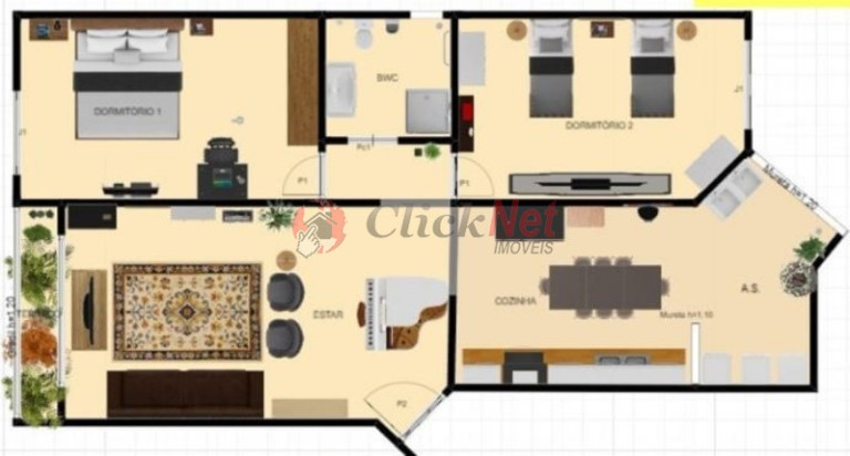 Imagem Apartamento com 2 Quartos à Venda, 45 m² em Independência - São Bernardo Do Campo Imagem Apartamento com 2 Quartos à Venda, 45 m² em Independência - São Bernardo Do Campo