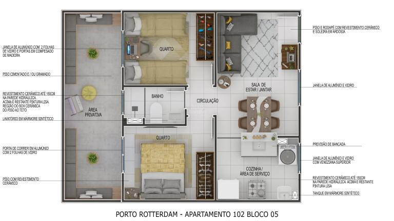 Imagem Apartamento com 2 Quartos à Venda, 42 m² em Rondônia - Novo Hamburgo Imagem Apartamento com 2 Quartos à Venda, 42 m² em Rondônia - Novo Hamburgo