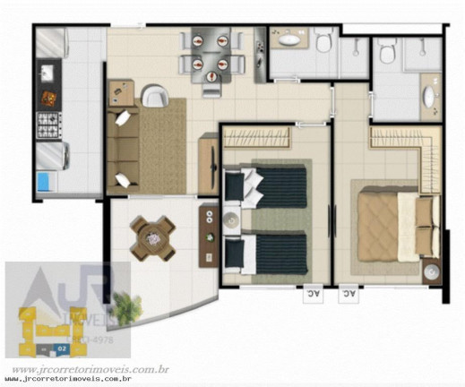 Imagem Apartamento com 2 Quartos à Venda, 68 m² em Praia Itaparica - Vila Velha Imagem Apartamento com 2 Quartos à Venda, 68 m² em Praia Itaparica - Vila Velha