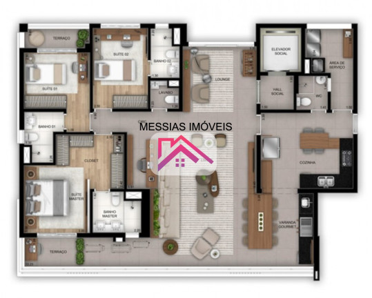 Imagem Imóvel com 3 Quartos à Venda, 160 m² em Vila Olímpia - São Paulo Imagem Imóvel com 3 Quartos à Venda, 160 m² em Vila Olímpia - São Paulo