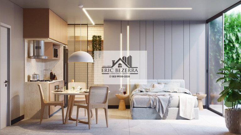 Flat com 1 Quarto à Venda, 37 m² em Intermares - Cabedelo