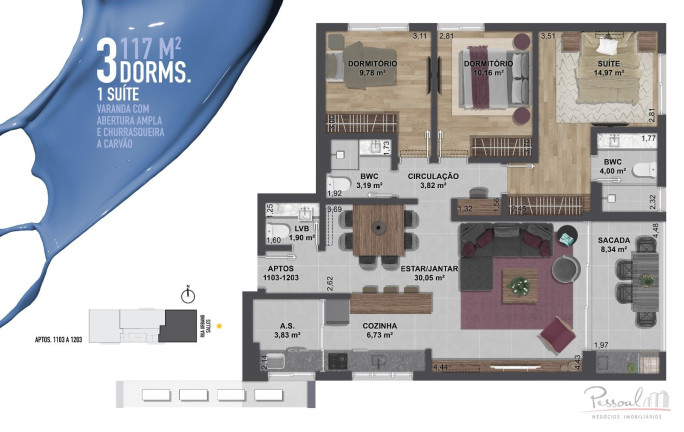 Imagem Apartamento com 3 Quartos à Venda, 200 m² em Centro - Florianópolis Imagem Apartamento com 3 Quartos à Venda, 200 m² em Centro - Florianópolis