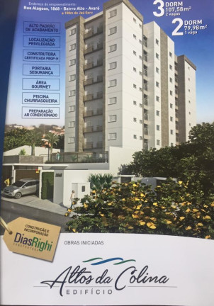 Apartamento com 3 Quartos à Venda, 107 m² em Centro