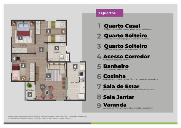 Imagem Apartamento com 3 Quartos à Venda, 69 m² em Jardim Vitória - Belo Horizonte Imagem Apartamento com 3 Quartos à Venda, 69 m² em Jardim Vitória - Belo Horizonte