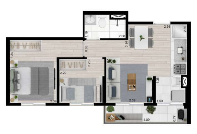Imagem Apartamento com 2 Quartos à Venda, 42 m² em Vila Dos Remédios - São Paulo Imagem Apartamento com 2 Quartos à Venda, 42 m² em Vila Dos Remédios - São Paulo